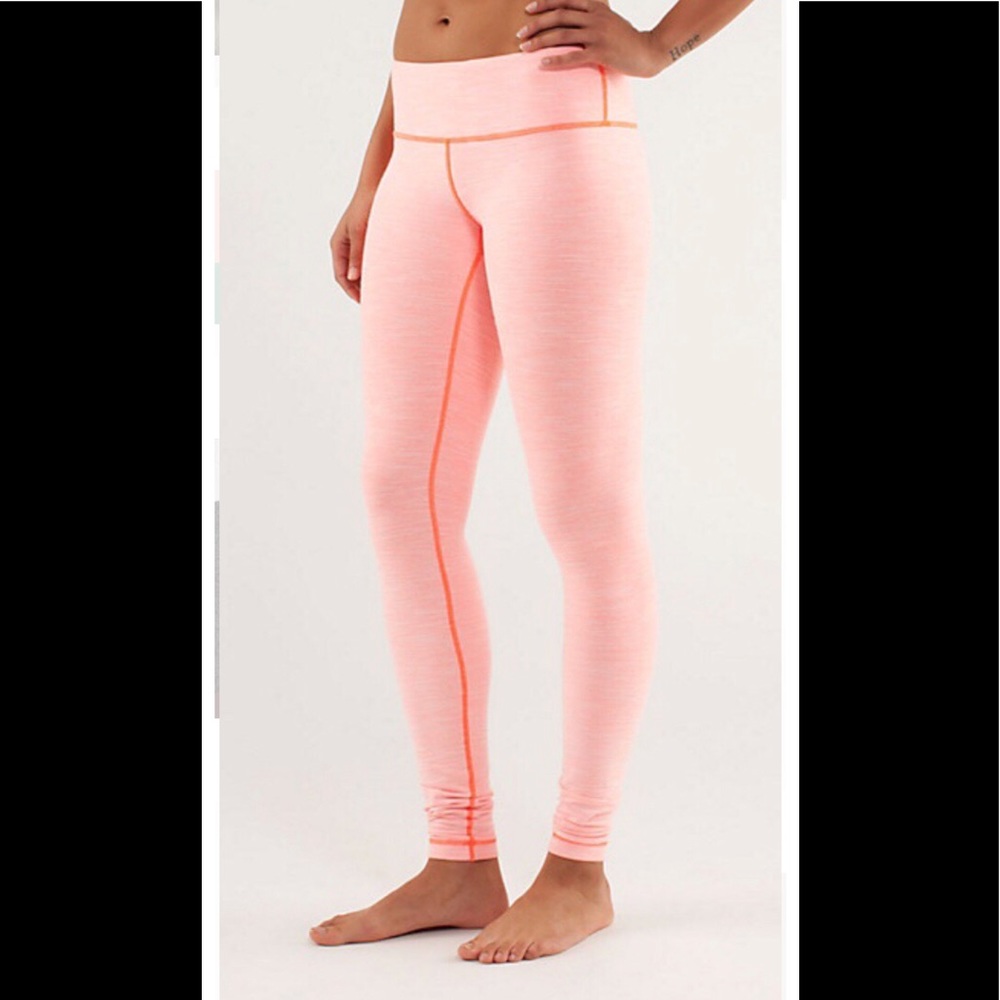 Lululemon orange leggings